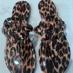 Tory Burch Leopard Miller Sandals